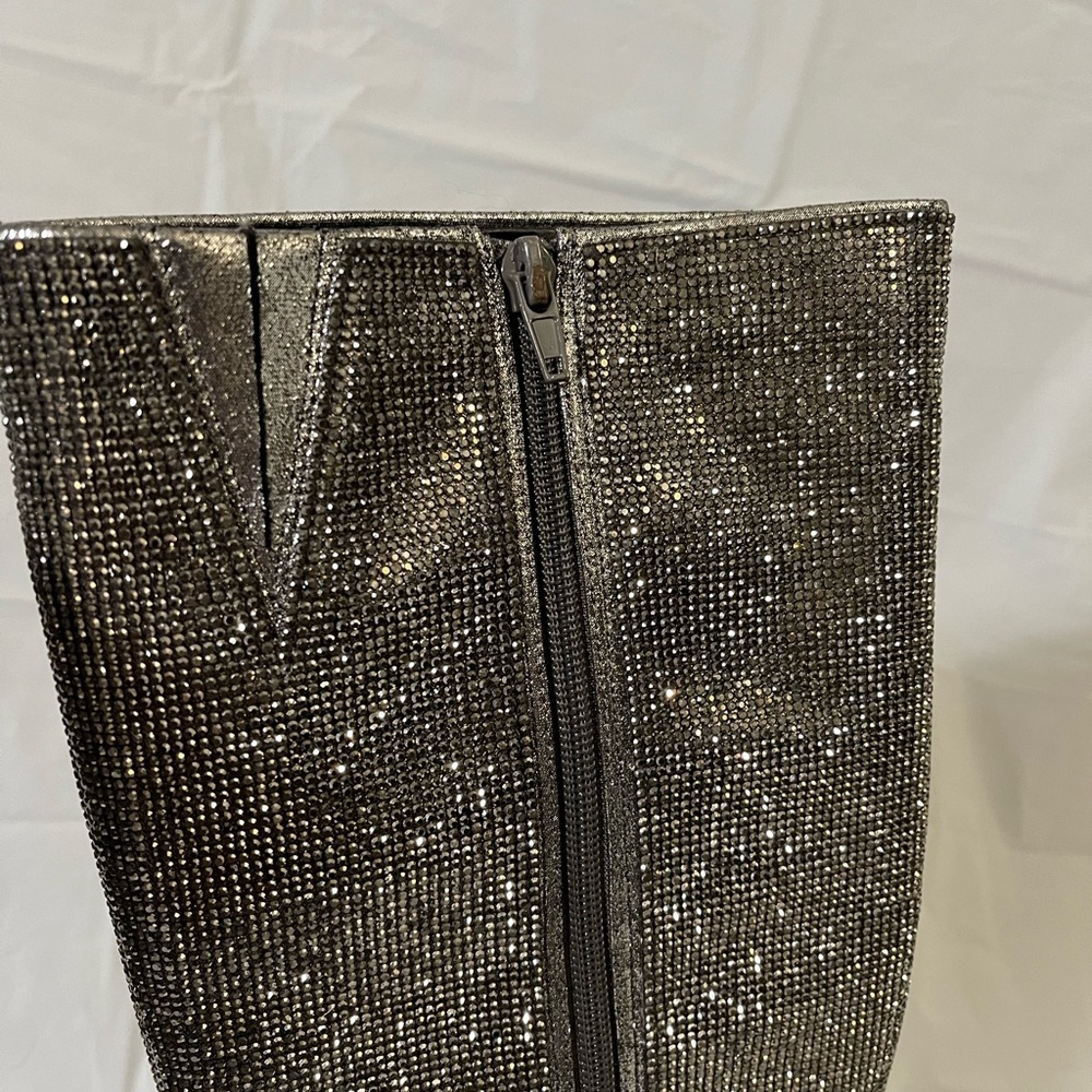 Inc international concepts women’s pewter crystal boots size 7 - Picture 3 of 10